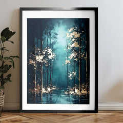 Stenski plakat z EXTRA učinkom - Mystic Trees