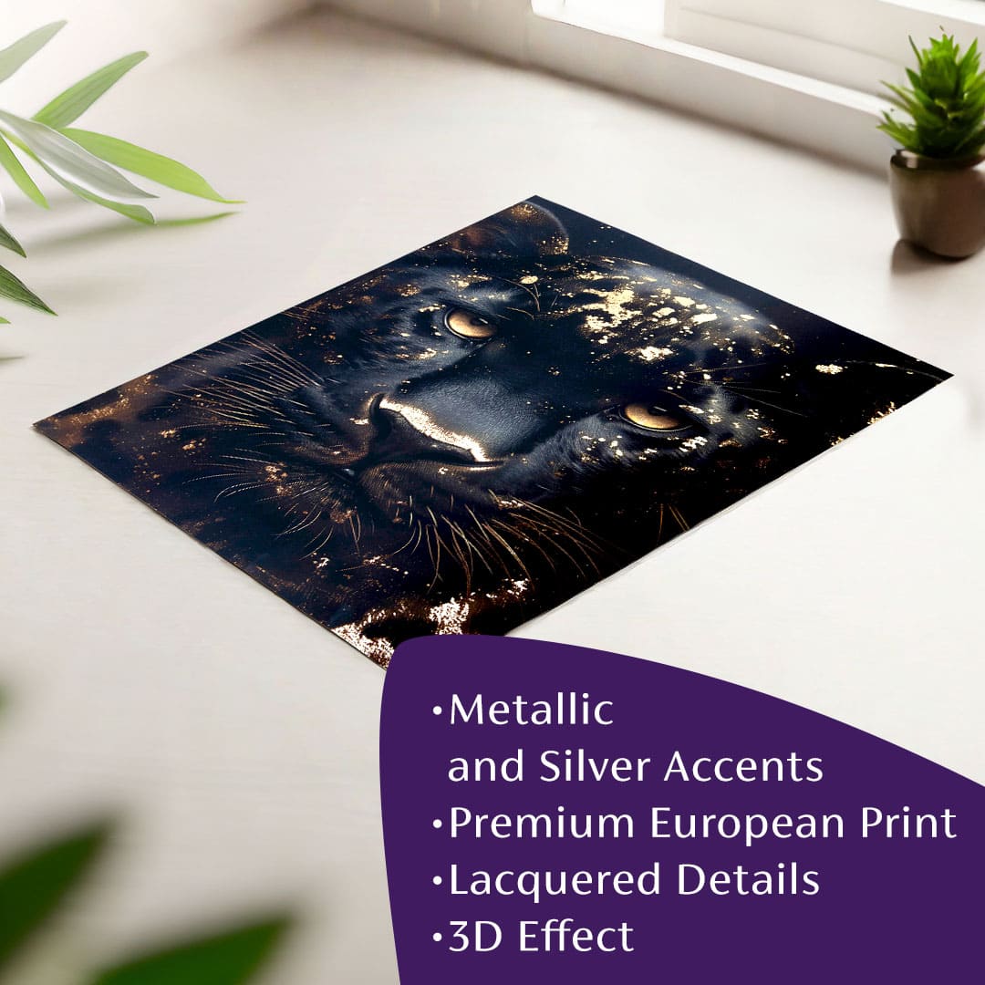 Stenski plakat z EXTRA učinkom - Zlati panter | različne dimenzije