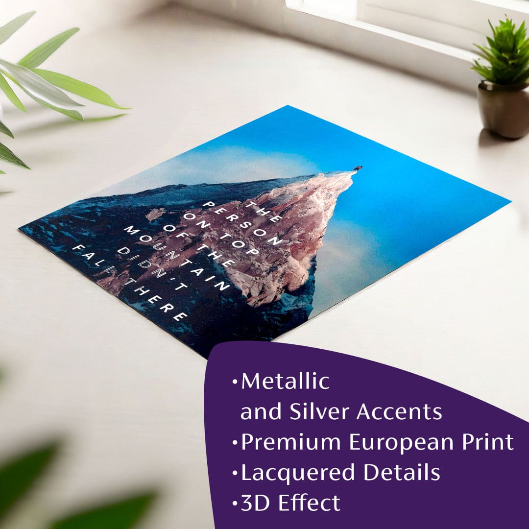 Stenski plakat z EXTRA učinkom - Peak Motivation | različne dimenzije