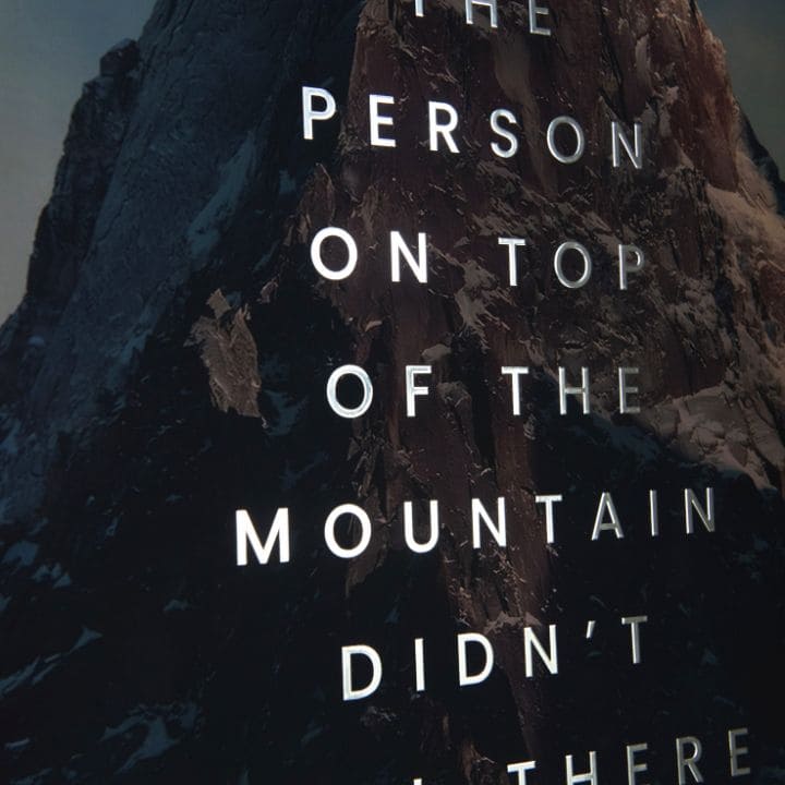 Stenski plakat z EXTRA učinkom - Peak Motivation | različne dimenzije