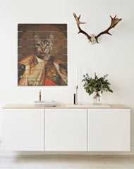 Slika na lesu živalski portret Kim - 60x80 cm | različni dizajni
