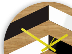 Lesena stenska ura Cikcak