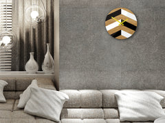 Lesena stenska ura Cikcak