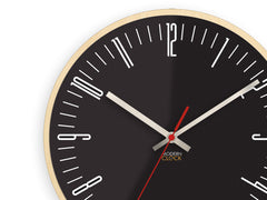 Sodobna stenska ura PIANO Black