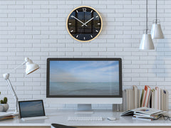 Sodobna stenska ura GRAFIT Grey