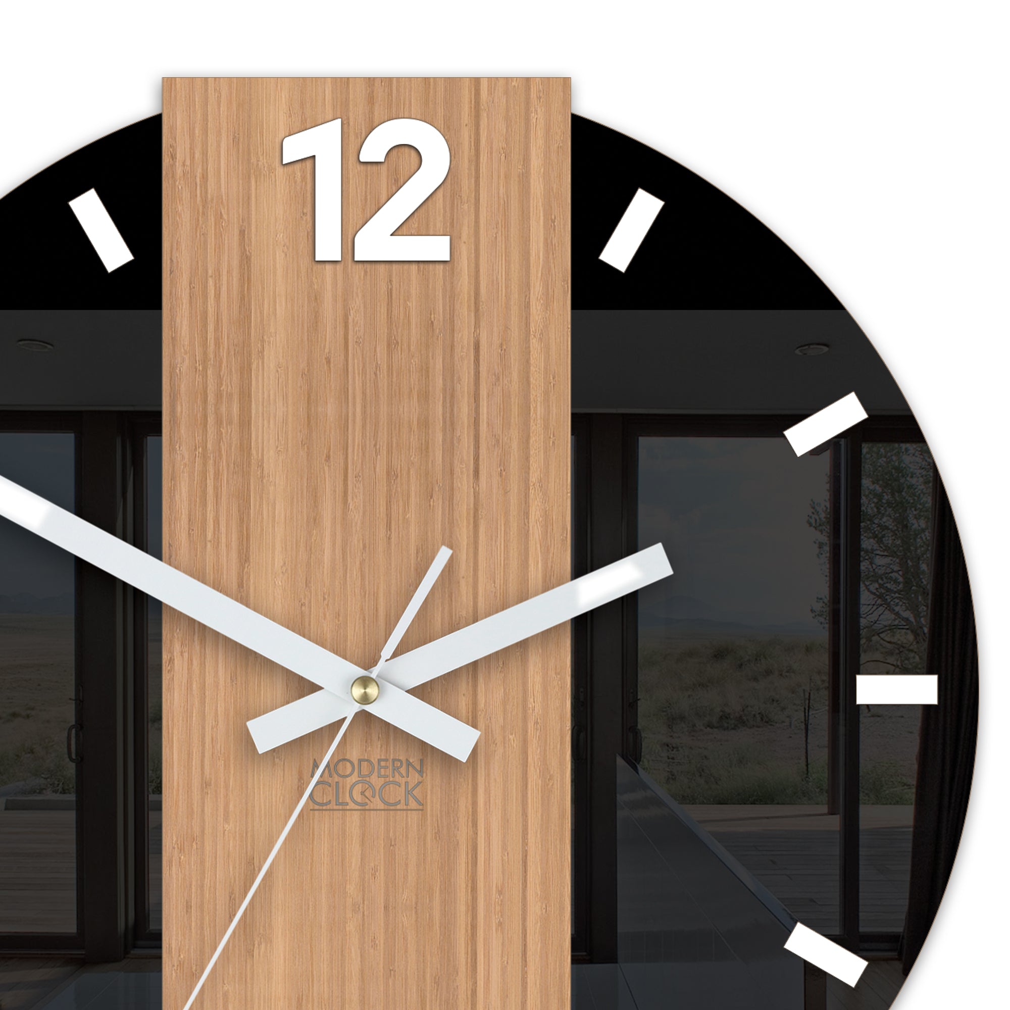 Sodobna stenska ura PRIMO Round