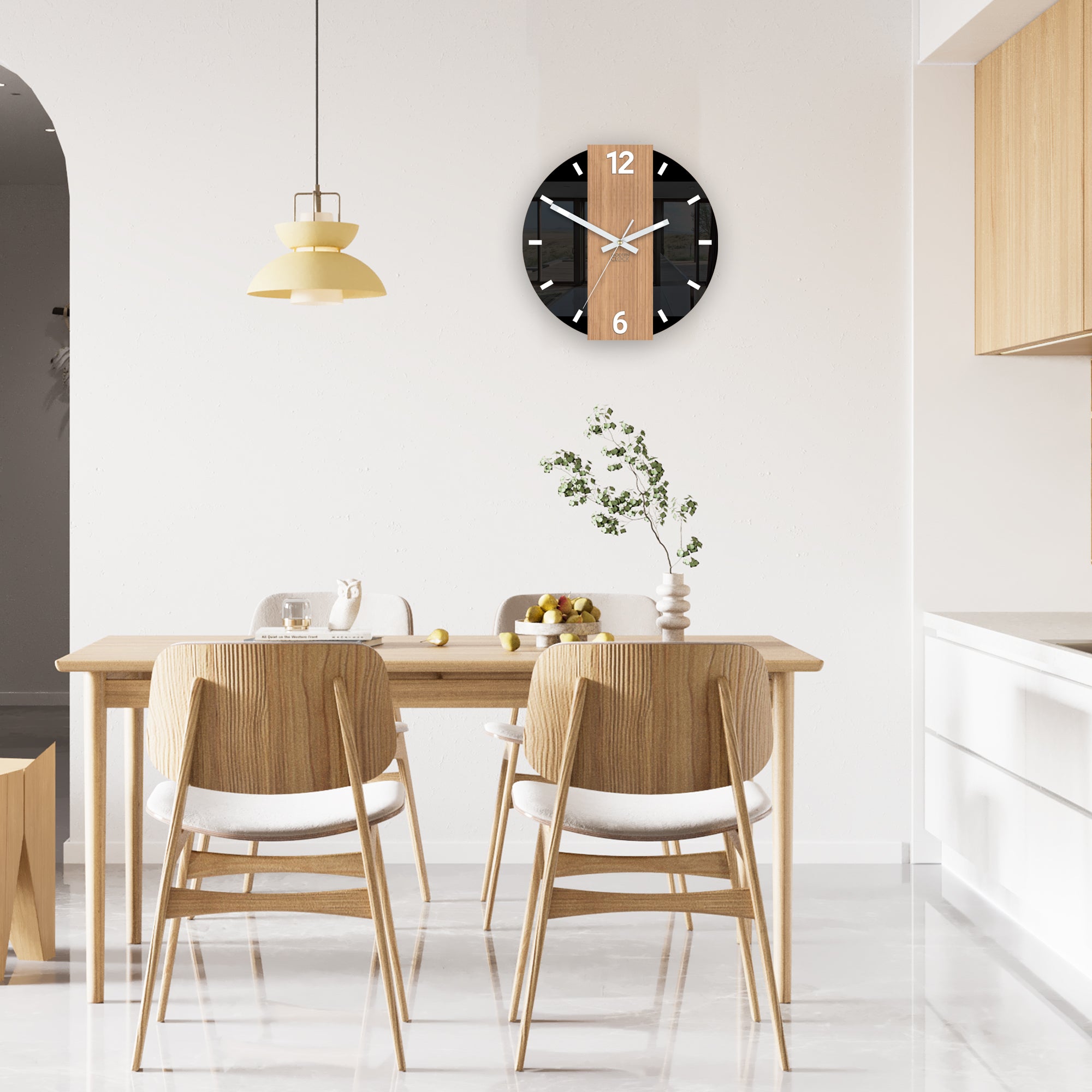 Sodobna stenska ura PRIMO Round