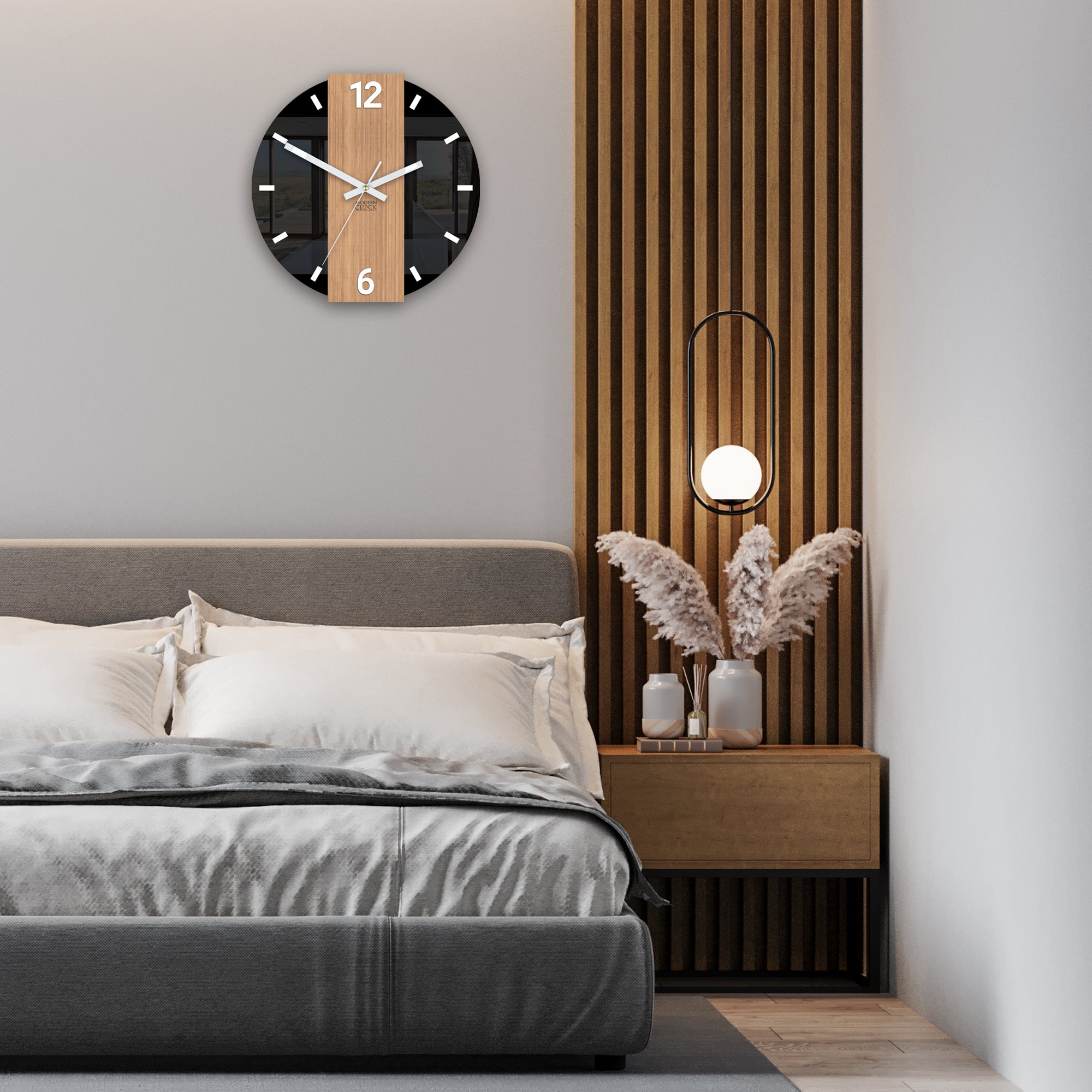 Sodobna stenska ura PRIMO Round