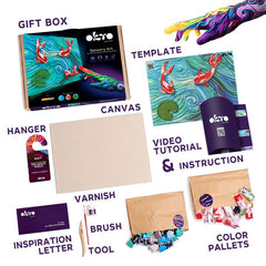 OKTO Kreativni 3D set Riba 30 x 40 cm