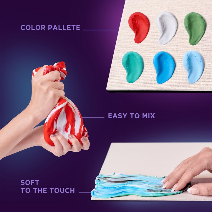 OKTO Kreativni 3D set Riba 30 x 40 cm