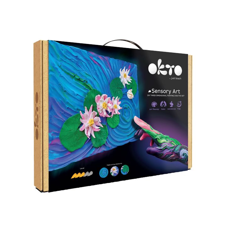 OKTO Kreativni 3D set Vodne lilije 30 x 40 cm