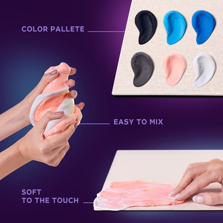 OKTO Kreativni 3D set Valovi v Kanawagi 30 x 40 cm