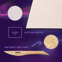 OKTO Kreativni 3D set Zvezdnato nebo 30 x 40 cm