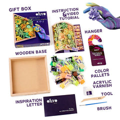 OKTO Set za modeliranje sukulentov 21 x 21 cm ENERGIA