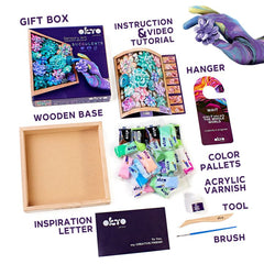 OKTO Set za modeliranje sukulentov 21 x 21 cm