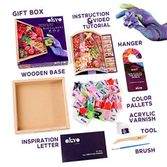 OKTO Set za modeliranje sukulentov 21 x 21 cm ŽELJA