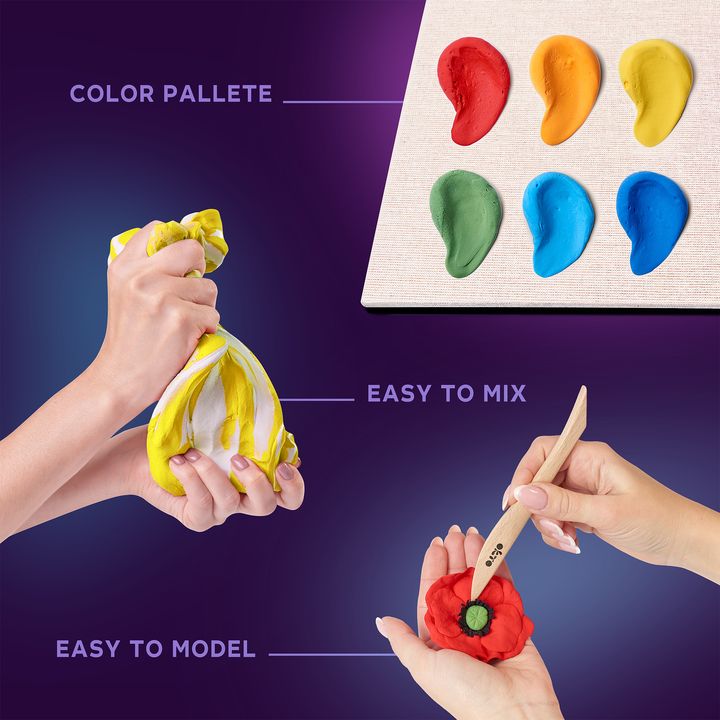 OKTO modelarski set v lesenem okvirju 21 x 21 cm SLOBODA