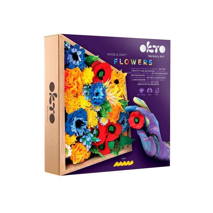 OKTO modelarski set v lesenem okvirju 21 x 21 cm SLOBODA