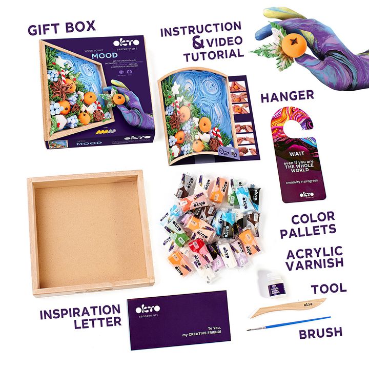 Komplet za modeliranje OKTO v lesenem okvirju