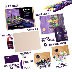 OKTO Creative 3D Set Skyline New York 30 x 40 cm