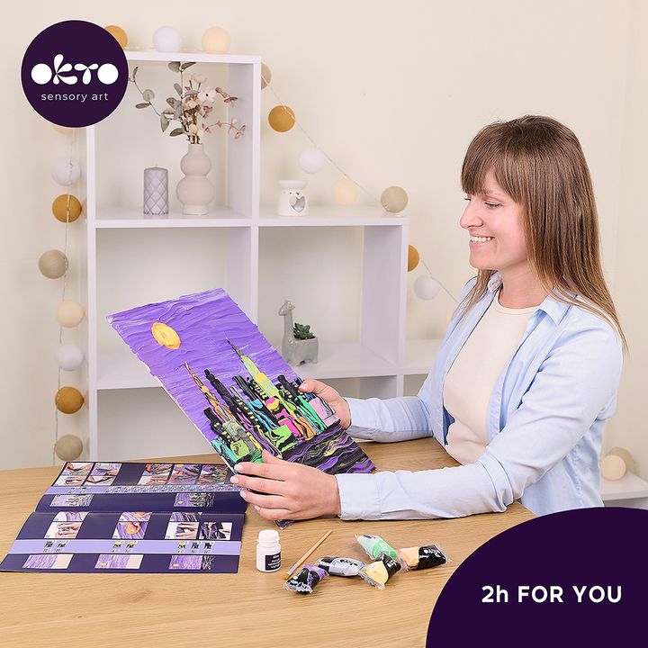 OKTO Creative 3D Set Skyline New York 30 x 40 cm