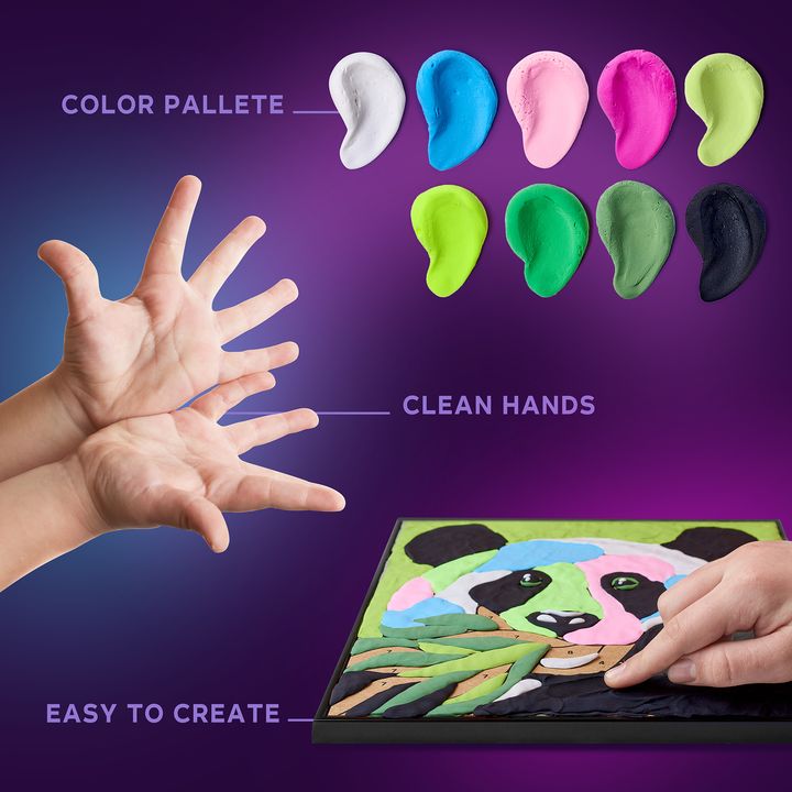 OKTO samoporjavitvena slika 30 x 30 cm Panda