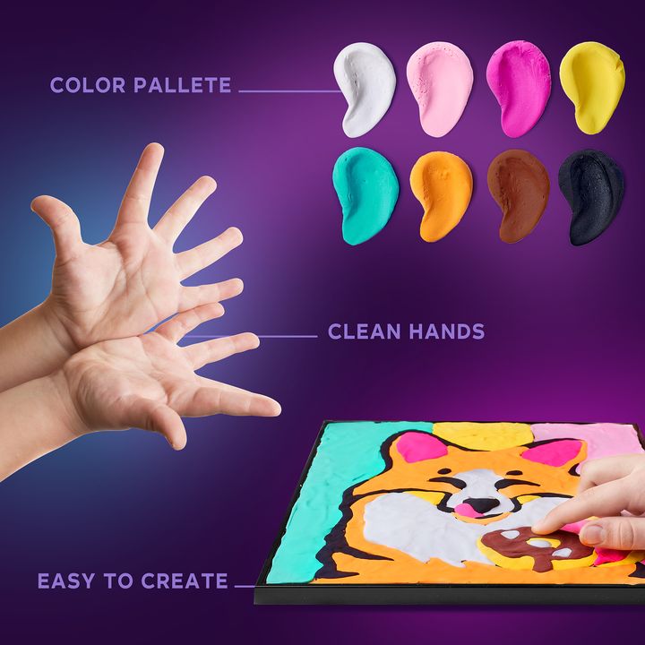 OKTO slika s samoporjavitveno maso 30 x 30 cm Fox