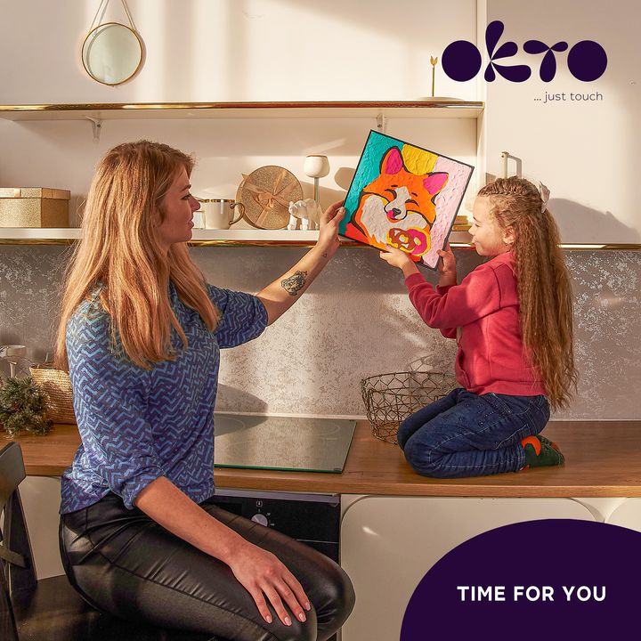 OKTO slika s samoporjavitveno maso 30 x 30 cm Fox