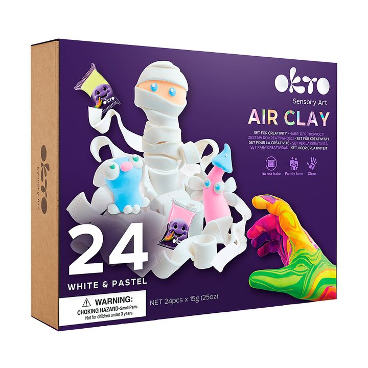 OKTO kreativni samoporjavitveni set 24 pastelnih odtenkov - slika 2