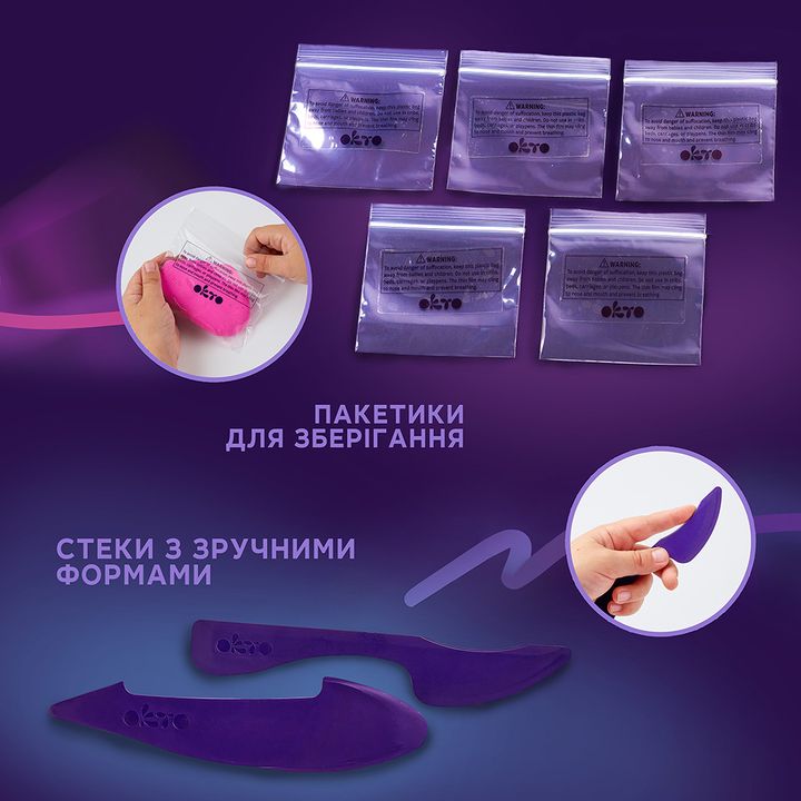 OKTO kreativni samoporjavitveni set 24 odtenkov