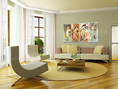 Slika na platnu Štiri letni časi - Alfons Mucha REP003