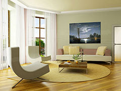 Slika na platnu FISHING PARTY - Fitz Henry Lane REP032