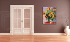 Slika na platnu SUNflowers - Claude Monet - slika 2