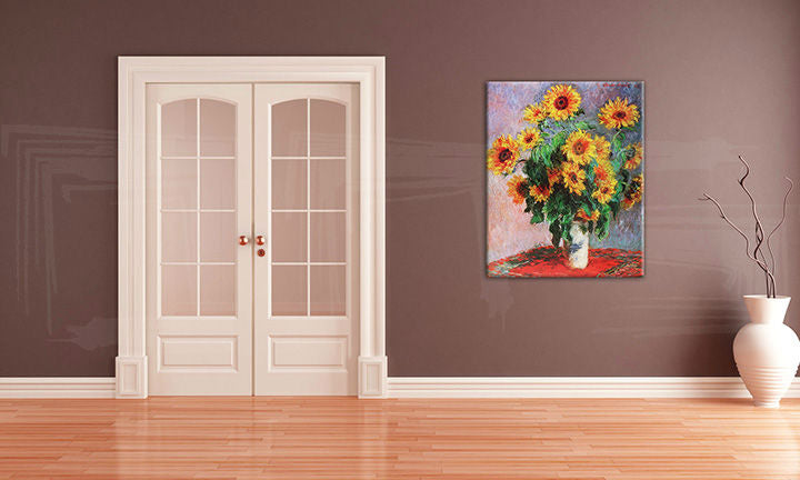 Slika na platnu SUNflowers - Claude Monet