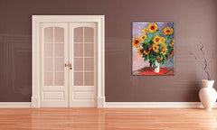 Slika na platnu SUNflowers - Claude Monet