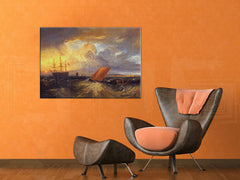 Slika na platnu SHEERNESS VISTA DAL NORE - William Turner REP124