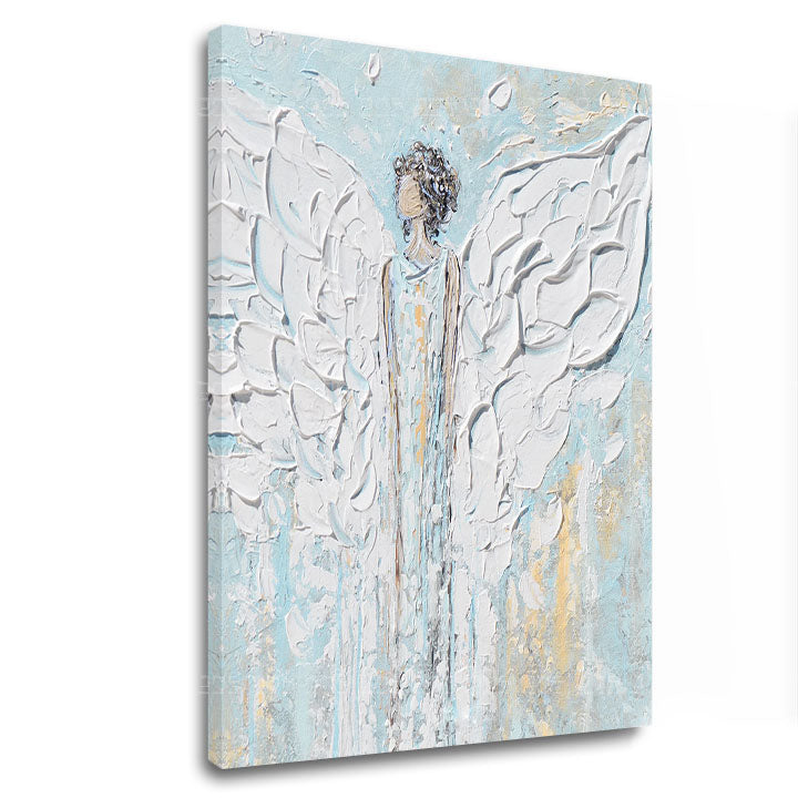 Angel slike na platnu Skrivnostni šepet | različne dimenzije