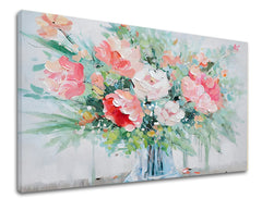 Slika na platnu CVETJE V VAZI 110X80 cm