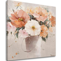 Slika na platnu CVETJE V VAZI 50X50 cm