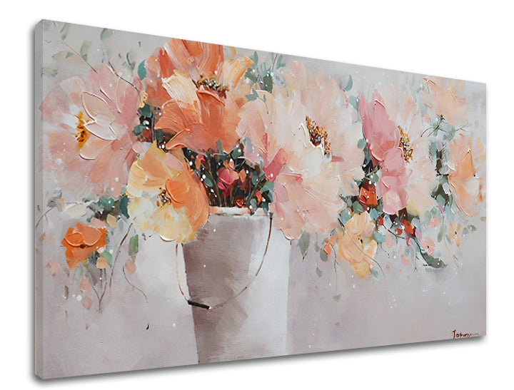 Slika na platnu Cvetje v vazi Popust 40 % 120X60 cm