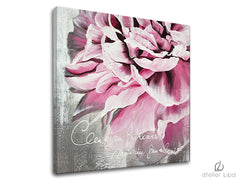 Avtorska reprodukcija na platnu CVETJE Popust 60 % 60X60 cm