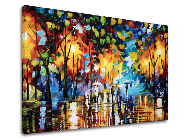 Avtorska reprodukcija na platnu CITY 120x80 cm