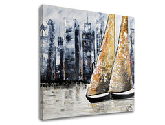 Slika na platnu MESTO 1 del XOBFB547E1 Popust 60% 80X80 cm