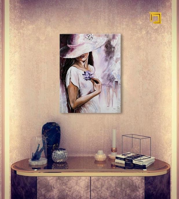 Slika na platnu Ženska Popust 60 % 85X110 cm