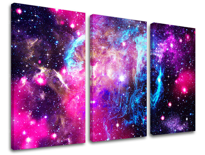 Stenska slika UNIVERZA Popust 60 % 90X60 cm