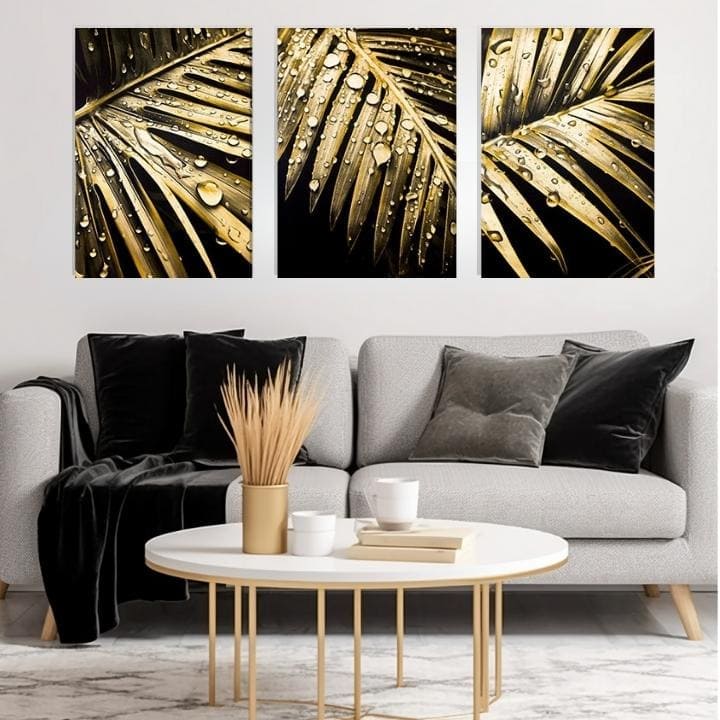 Zlati dotik na platnu Skrivnost narave | različne dimenzije