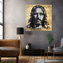 Zlati dotik na platnu Nebeški pogled | različne dimenzije