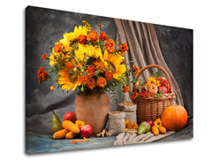 Stenska slika COLORFUL FLOWERS_166-11 Popust 60% 60X90 cm