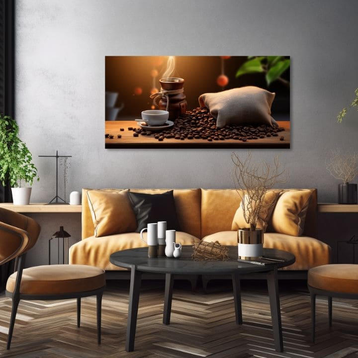 Slike kave za kuhinjo Abstraktna aroma | različne dimenzije