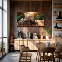 Slike ob kavi za kuhinjo Čas za tišino | različne dimenzije